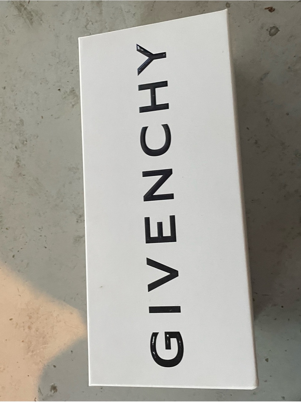 Givenchy slides White Box with Black Logo